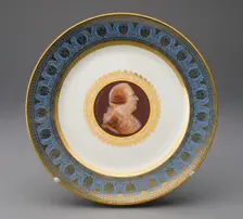 Plate, Sèvres, 1831. Creator: Sèvres Porcelain Manufactory