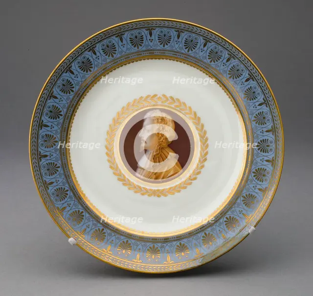 Plate, Sèvres, 1834. Creator: Sèvres Porcelain Manufactory.
