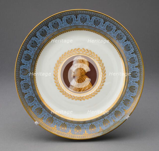 Plate, Sèvres, 1834. Creator: Sèvres Porcelain Manufactory.