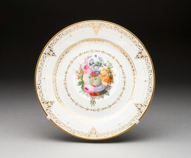Plate, Sèvres, 1845/46. Creator: Sèvres Porcelain Manufactory.