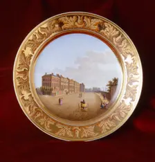 Plate showing a view of Apsley House, London, c1819