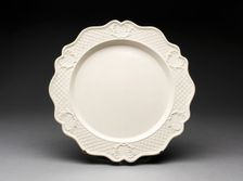 Plate, Staffordshire, 1750/59. Creator: Staffordshire Potteries