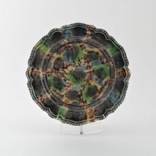 Plate, Staffordshire, 1750/65. Creator: Staffordshire Potteries
