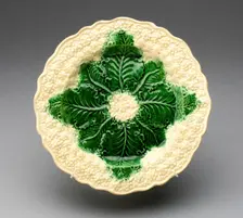 Plate, Staffordshire, 1765/80. Creator: Staffordshire Potteries