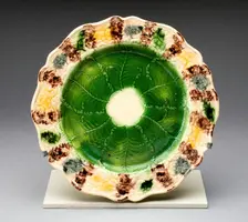 Plate, Staffordshire, 1760/75. Creator: Staffordshire Potteries