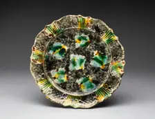 Plate, Staffordshire, 1760/70. Creator: Staffordshire Potteries