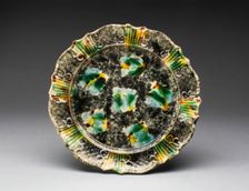Plate, Staffordshire, 1760/70. Creator: Staffordshire Potteries