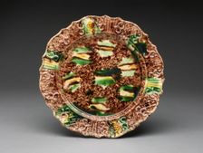 Plate, Staffordshire, 1760/70. Creator: Staffordshire Potteries