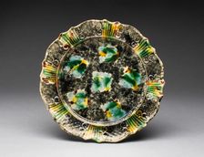 Plate, Staffordshire, 1760/70. Creator: Staffordshire Potteries