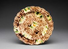 Plate, Staffordshire, 1760/70. Creator: Staffordshire Potteries