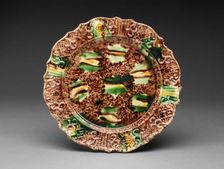 Plate, Staffordshire, 1760/70. Creator: Staffordshire Potteries