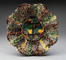 Plate, Staffordshire, 1760/70. Creator: Staffordshire Potteries