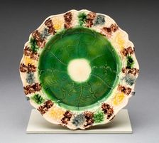 Plate, Staffordshire, 1760/75. Creator: Staffordshire Potteries