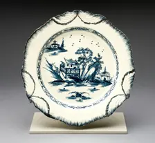 Plate, Staffordshire, 1780/89. Creator: Staffordshire Potteries