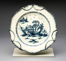 Plate, Staffordshire, 1780/89. Creator: Staffordshire Potteries