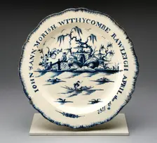 Plate, Staffordshire, 1792. Creator: Staffordshire Potteries