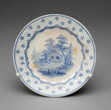 Plate, Staffordshire, Mid 19th century. Creator: Staffordshire Potteries
