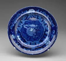 Plate, Staffordshire, Mid 19th century. Creator: Staffordshire Potteries