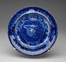 Plate, Staffordshire, Mid 19th century. Creator: Staffordshire Potteries