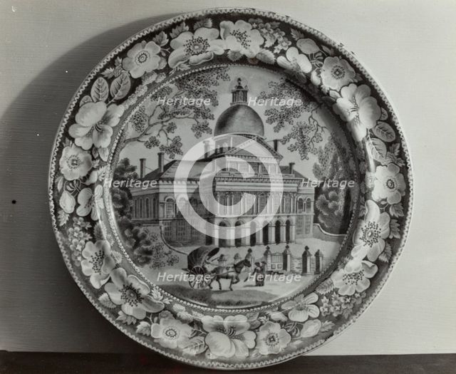 Plate - "State House, Boston", c. 1936. Creator: Helmut Hiatt.