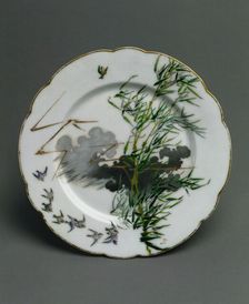 Plate: Storm, c. 1876. Creator: Félix Bracquemond (French, 1833-1914); Haviland & Co. (French)