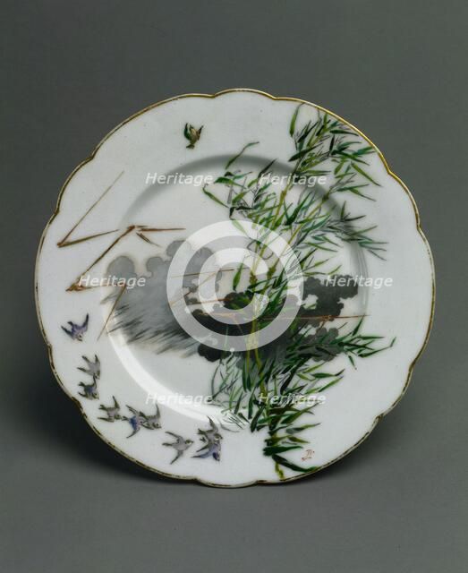 Plate: Storm, c. 1876. Creator: Félix Bracquemond (French, 1833-1914); Haviland & Co. (French).