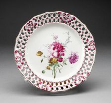 Plate, Strasbourg, c. 1770. Creator: Unknown