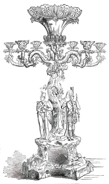 Plate presented to General Wemyss, 1850. Creator: Unknown.
