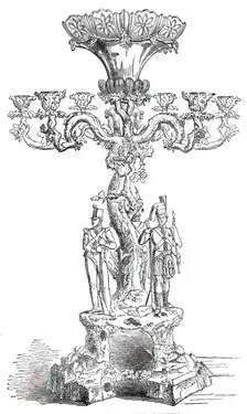 Plate presented to General Wemyss, 1850. Creator: Unknown