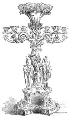 Plate presented to General Wemyss, 1850. Creator: Unknown