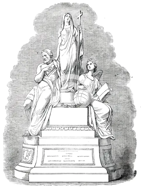 Plate Presented to the Rev. Dr. Tait, late of Rugby School, 1850. Creator: Unknown.