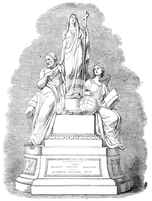 Plate Presented to the Rev. Dr. Tait, late of Rugby School, 1850. Creator: Unknown.