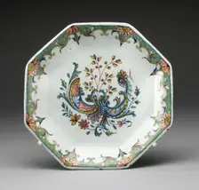 Plate, Rouen, c. 1750. Creator: Unknown