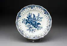 Plate, Worcester, c. 1770/75. Creator: Royal Worcester