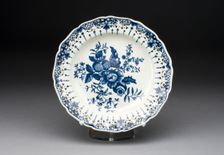 Plate, Worcester, c. 1770/75. Creator: Royal Worcester