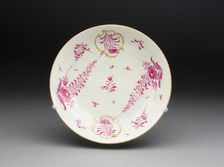 Plate, Worcester, c. 1770. Creator: Royal Worcester