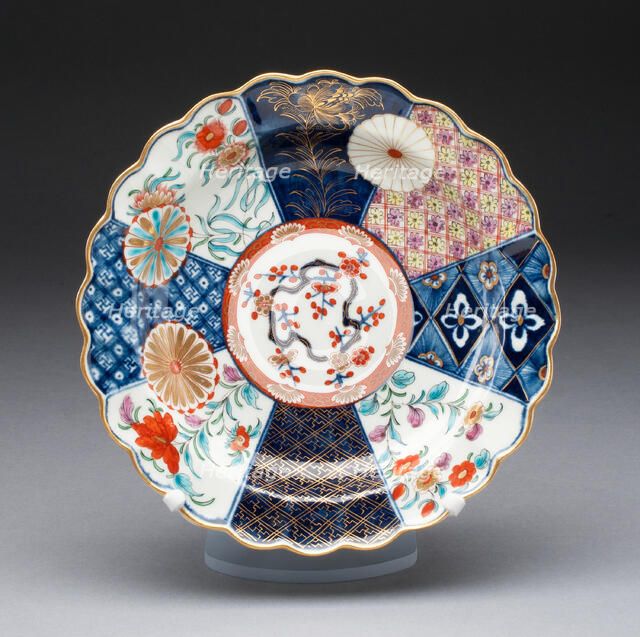 Plate, Worcester, c. 1770. Creator: Royal Worcester.