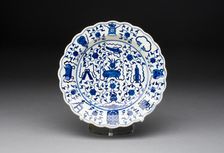 Plate, Worcester, c. 1770. Creator: Royal Worcester