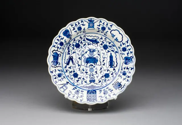 Plate, Worcester, c. 1770. Creator: Royal Worcester.