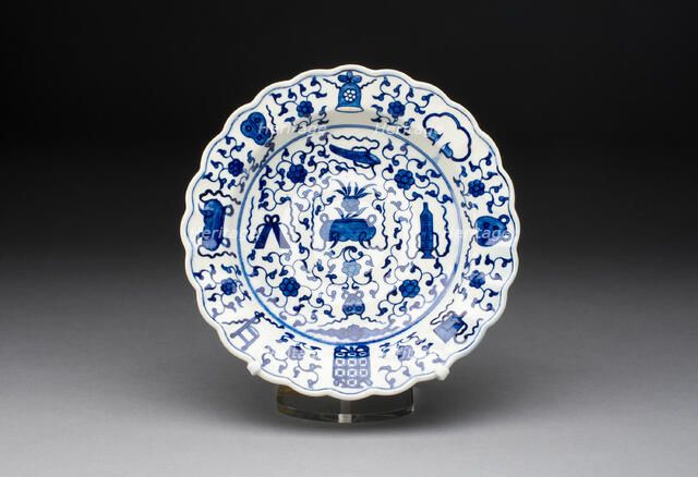 Plate, Worcester, c. 1770. Creator: Royal Worcester.