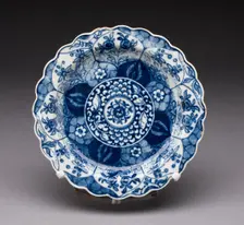 Plate, Worcester, c. 1770. Creator: Royal Worcester