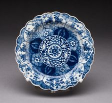Plate, Worcester, c. 1770. Creator: Royal Worcester