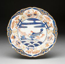Plate, Worcester, c. 1770. Creator: Royal Worcester