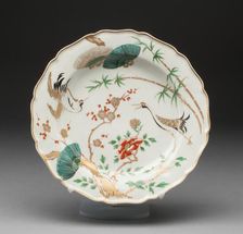 Plate, Worcester, c. 1770. Creator: Royal Worcester