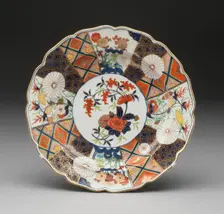 Plate, Worcester, c. 1770. Creator: Royal Worcester