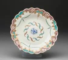 Plate, Worcester, c. 1775. Creator: Royal Worcester