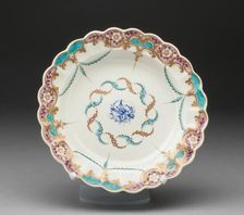 Plate, Worcester, c. 1775. Creator: Royal Worcester