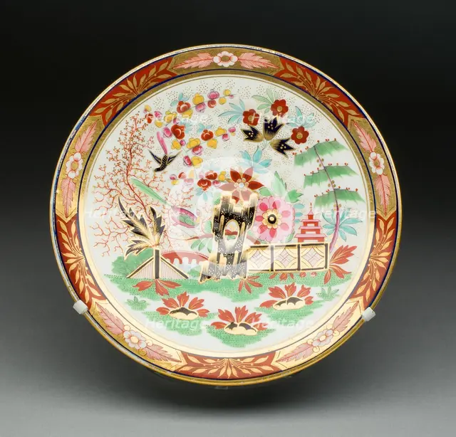 Plate, Worcester, c. 1800/25. Creator: Royal Worcester.