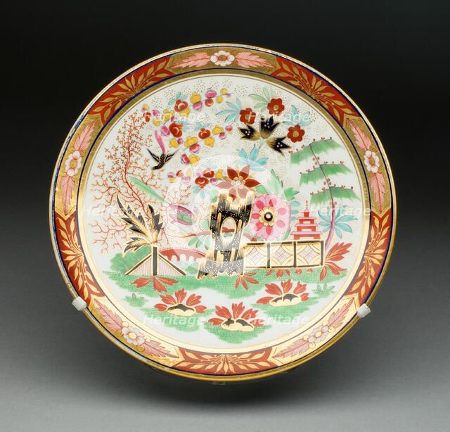 Plate, Worcester, c. 1800/25. Creator: Royal Worcester.