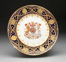 Plate, Worcester, c. 1830. Creator: Royal Worcester